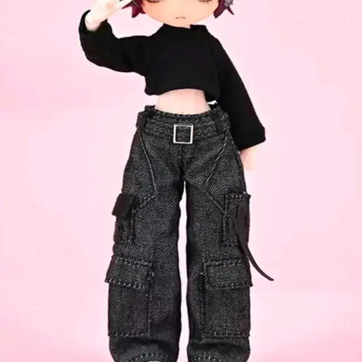 [BUNJANG] OB11 Long Body Doll Pants / 오비츠 1/12 롱바디 인형옷 바지 OB11