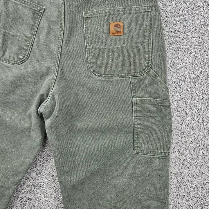 [BUNJANG] Carhartt Duck Canvas Carpenter Work Shorts Custom (34") / 칼하트 덕캔버스 카펜터 워크 쇼츠 반바지 커스텀 (34") / 11889
