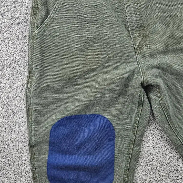 [BUNJANG] Carhartt Duck Canvas Carpenter Work Shorts Custom (34") / 칼하트 덕캔버스 카펜터 워크 쇼츠 반바지 커스텀 (34") / 11889