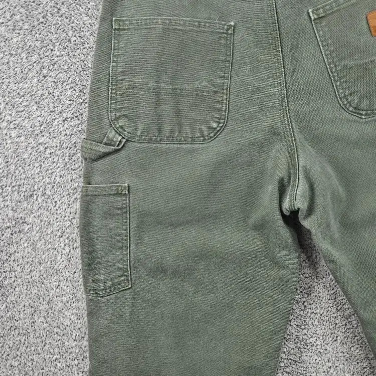 [BUNJANG] Carhartt Duck Canvas Carpenter Work Shorts Custom (34") / 칼하트 덕캔버스 카펜터 워크 쇼츠 반바지 커스텀 (34") / 11889