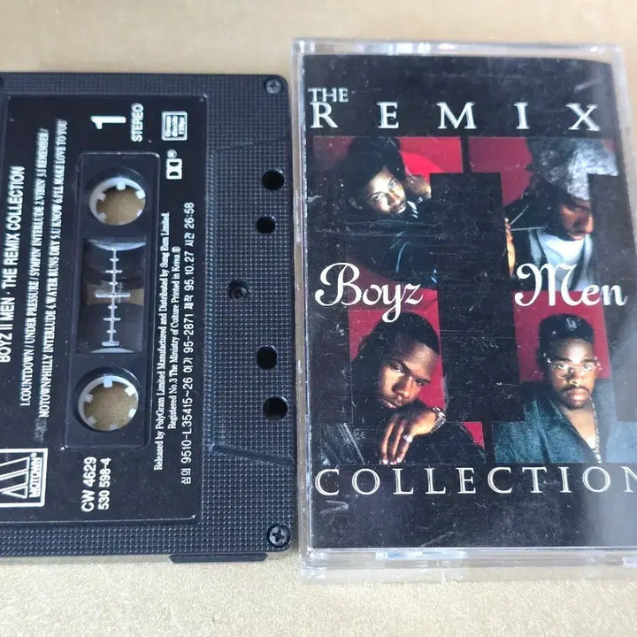 [BUNJANG] Boyz II Men The Remix Collection Cassette Tape / 보이즈투맨 리믹스 컬렉션 카세트 테이프