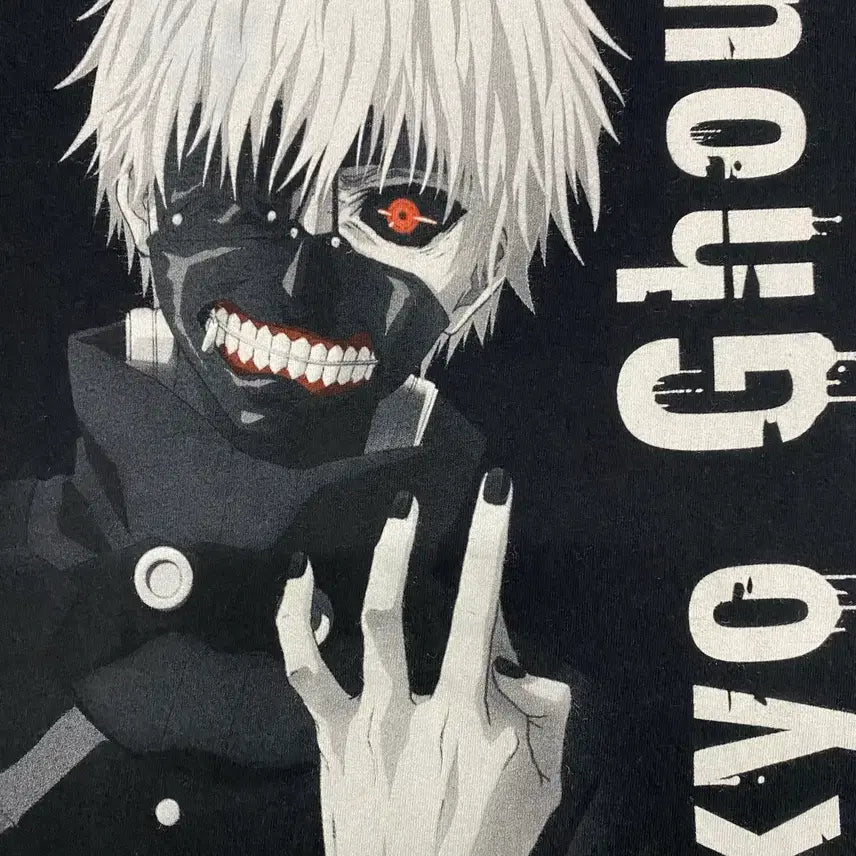 [BUNJANG] Tokyo Ghoul Official Anime T-shirt / 도쿄구울 오피셜 애니메이션 티셔츠