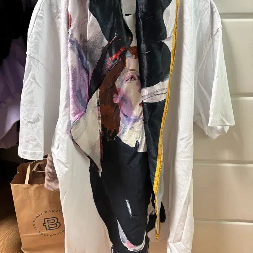 [SOLD OUT] 자라 스카프 티셔츠