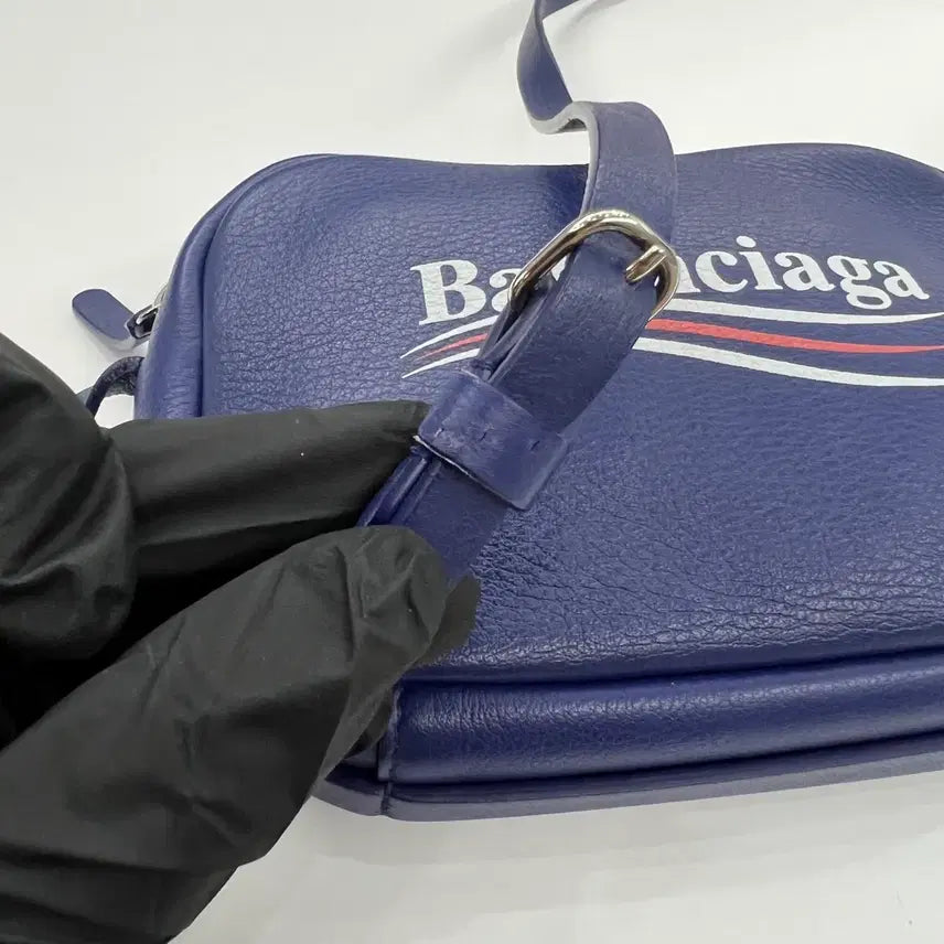 [BUNJANG] Balenciaga Wave Logo Crossbody Bag / [ OS ] 발렌시아가 웨이브로고 크로스백