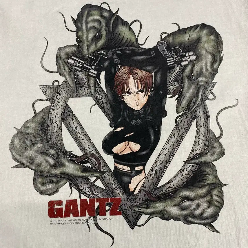 [BUNJANG] Gantz Bootleg Animation T-shirt / 간츠 부틀렉 애니메이션 티셔츠