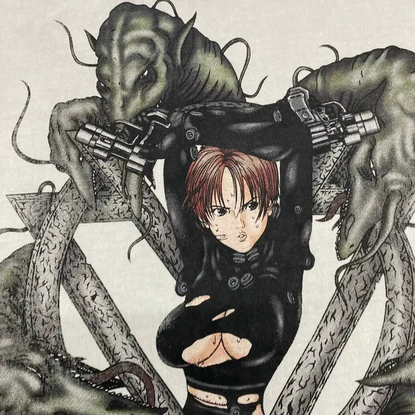 [BUNJANG] Gantz Bootleg Animation T-shirt / 간츠 부틀렉 애니메이션 티셔츠