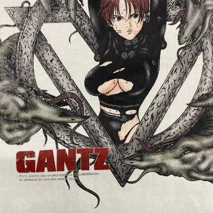 [BUNJANG] Gantz Bootleg Animation T-shirt / 간츠 부틀렉 애니메이션 티셔츠