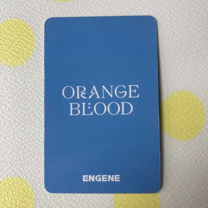 [BUNJANG] ENHYPEN Sunghoon ORANGE BLOOD Photocard / 엔하이픈 박성훈 ORANGE BLOOD  포토카드 포카