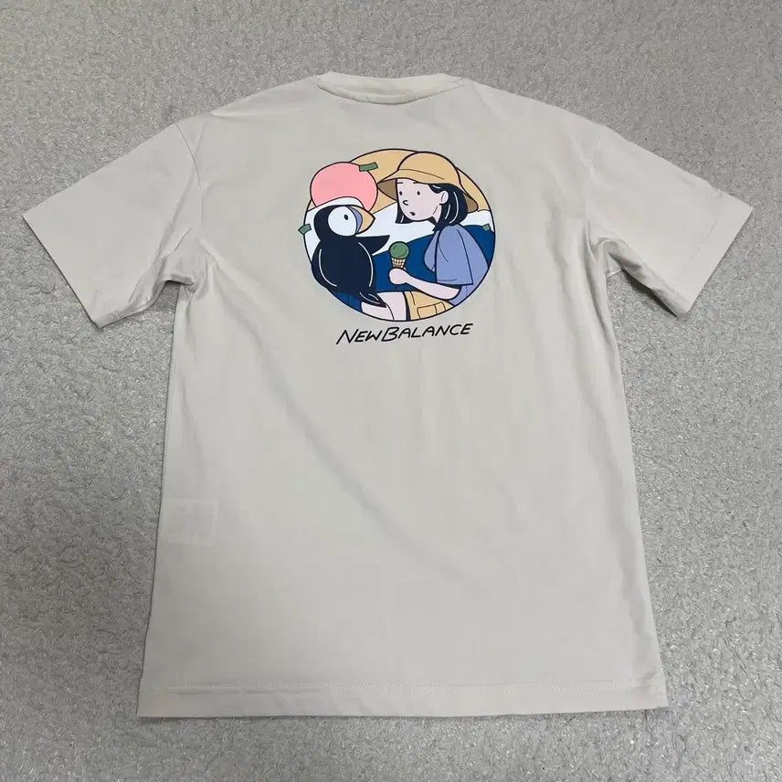 [BUNJANG] New Balance Character Pocket T-shirt XS / 뉴발란스 캐릭터 포켓 반팔티셔츠 xs 85