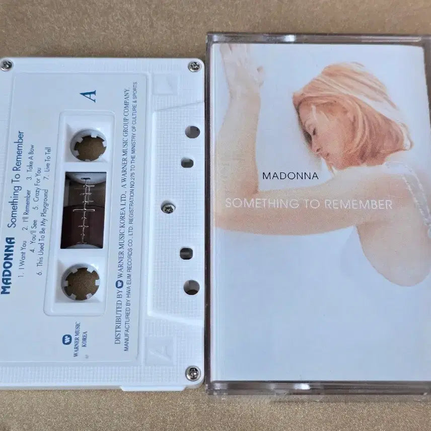 [BUNJANG] Madonna Something To Remember Cassette Tape / 마돈나 Something To Remember 카세트 테이프
