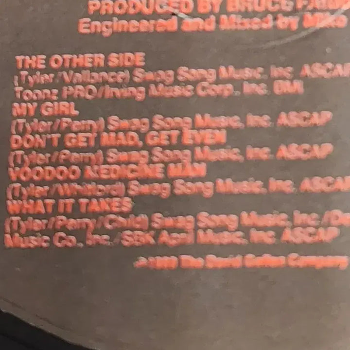 [SOLD OUT] Aerosmith LP
