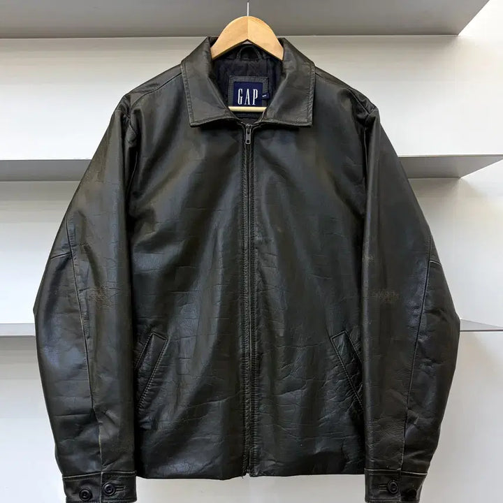 [BUNJANG] Old Gap Leather Jacket / 올드 갭 레더 자켓