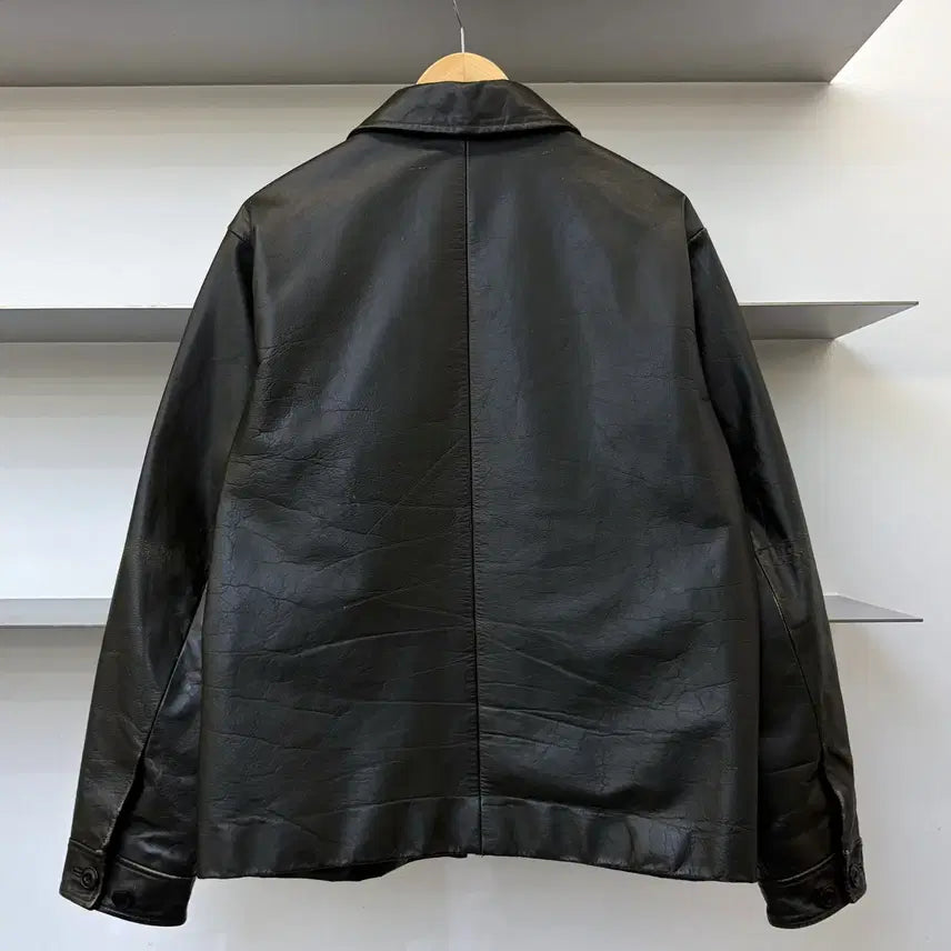 [BUNJANG] Old Gap Leather Jacket / 올드 갭 레더 자켓