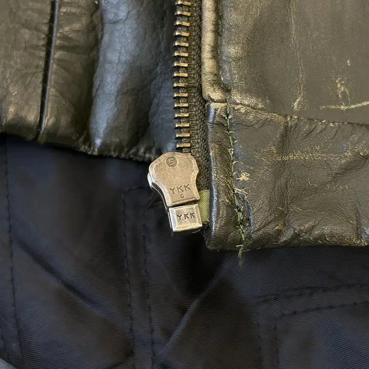 [BUNJANG] Old Gap Leather Jacket / 올드 갭 레더 자켓