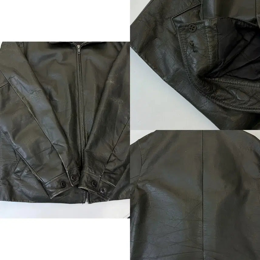 [BUNJANG] Old Gap Leather Jacket / 올드 갭 레더 자켓