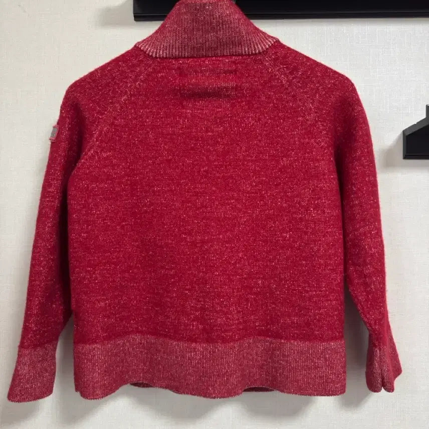 [BUNJANG] Stone Island Denim Zip-up Cardigan / 스톤아일랜드 데님 짚업 가디건 레드