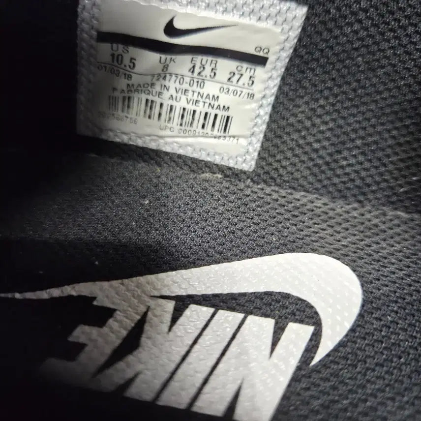 [BUNJANG] Nike Toki Slip Canvas 275 Shoes / 나이키 토키 슬립 캔버스  275