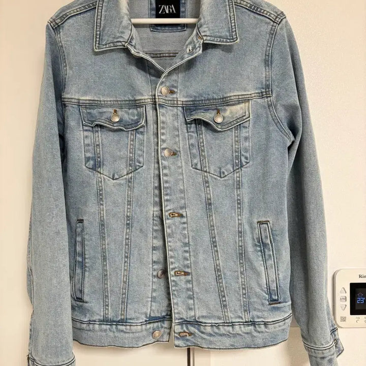 [BUNJANG] ZARA Light Blue Denim Jacket - Size S / ZARA 자라 3세대 라이트블루 데님자켓 s사이즈