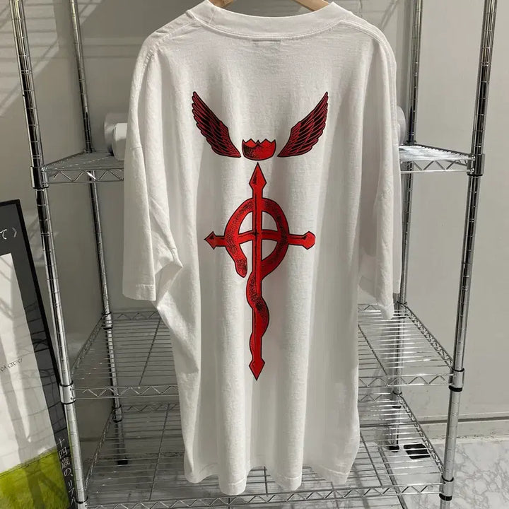 [BUNJANG] Fullmetal Alchemist Bootleg Animation T-shirt / 강철의연금술사 부틀렉 애니메이션 티셔츠