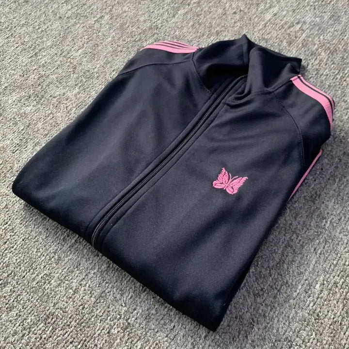 [SOLD OUT] 렛고 니들스 트랙자켓 네이비(다크블루)/핑크라인 XL