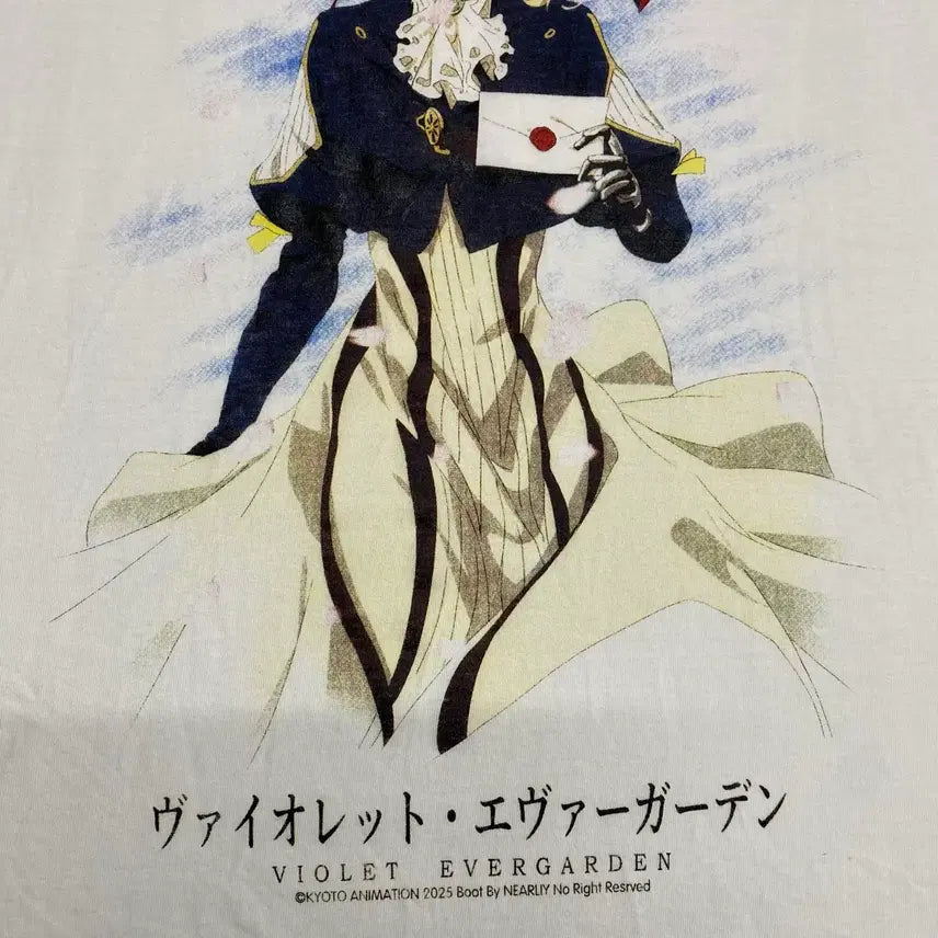 [BUNJANG] Violet Evergarden Bootleg Animation T-shirt / 바이올렛에버가든 부틀렉 애니메이션 티셔츠