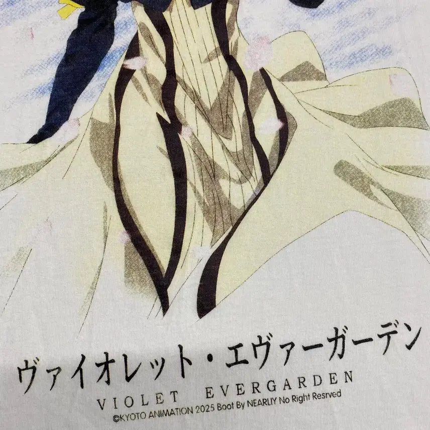 [BUNJANG] Violet Evergarden Bootleg Animation T-shirt / 바이올렛에버가든 부틀렉 애니메이션 티셔츠
