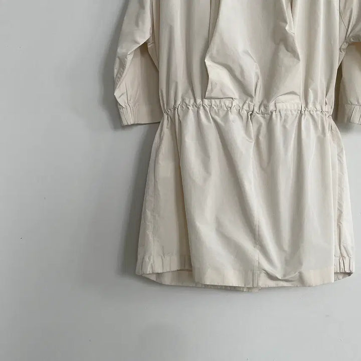 [SOLD OUT] 타임 폴리에스터 크림 후드 야상 코트