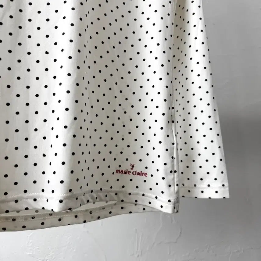 [SOLD OUT] Marie Claire 도트 롱 슬리브