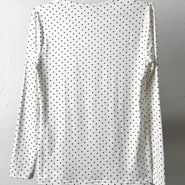 [SOLD OUT] Marie Claire 도트 롱 슬리브