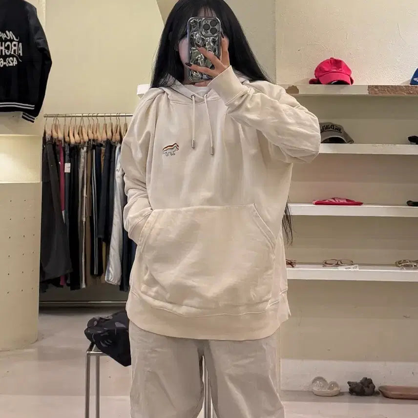 [BUNJANG] Maison Kitsune Gradient Rainbow Hoodie U1610 / 메종키츠네 그라디언트 레인보우 후드티 U1610