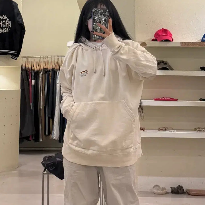 [BUNJANG] Maison Kitsune Gradient Rainbow Hoodie U1610 / 메종키츠네 그라디언트 레인보우 후드티 U1610