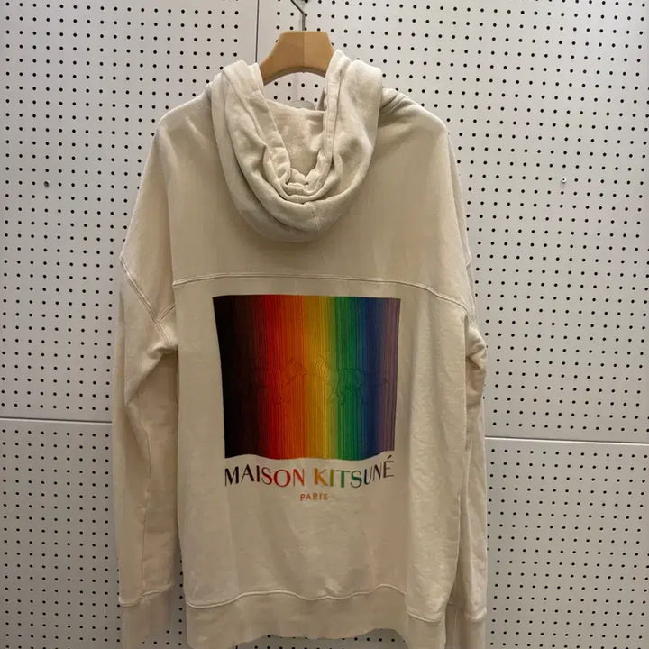 [BUNJANG] Maison Kitsune Gradient Rainbow Hoodie U1610 / 메종키츠네 그라디언트 레인보우 후드티 U1610