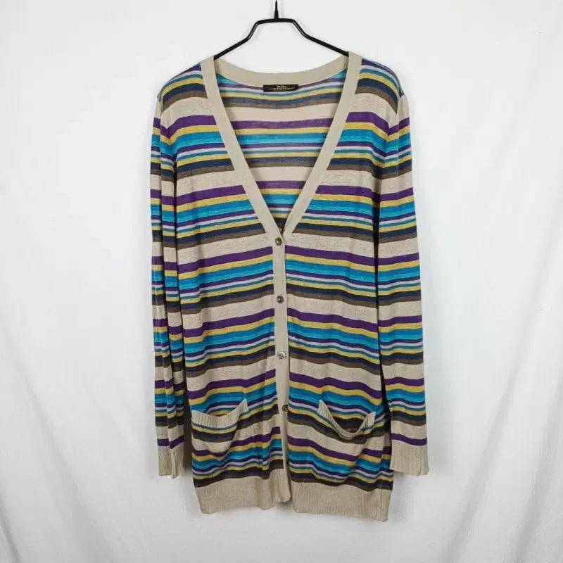 [BUNJANG] Max Mara Weekend Long Loose Fit Cardigan / 막스마라/위캔드 얇은 롱 루즈핏 가디건 봄 가을/라덴
