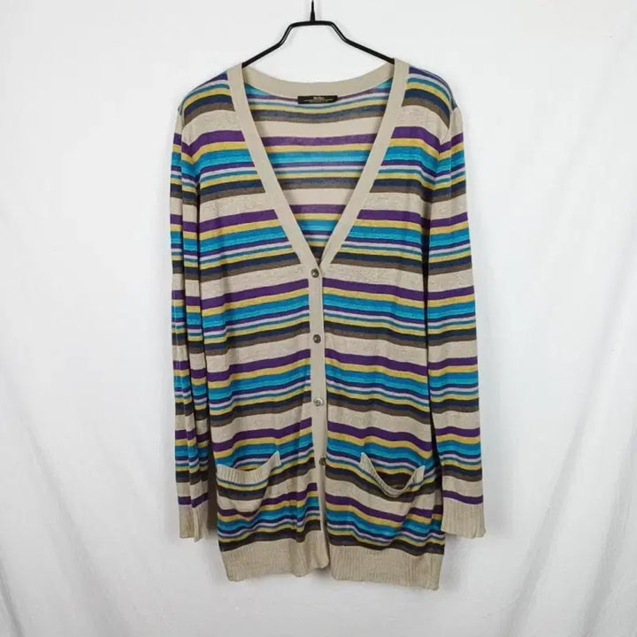 [BUNJANG] Max Mara Weekend Long Loose Fit Cardigan / 막스마라/위캔드 얇은 롱 루즈핏 가디건 봄 가을/라덴