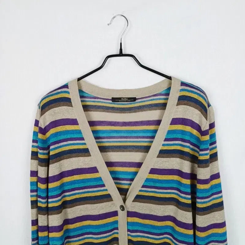 [BUNJANG] Max Mara Weekend Long Loose Fit Cardigan / 막스마라/위캔드 얇은 롱 루즈핏 가디건 봄 가을/라덴