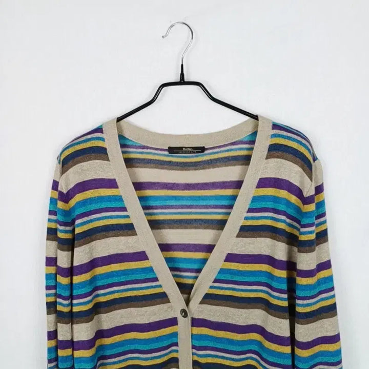 [BUNJANG] Max Mara Weekend Long Loose Fit Cardigan / 막스마라/위캔드 얇은 롱 루즈핏 가디건 봄 가을/라덴