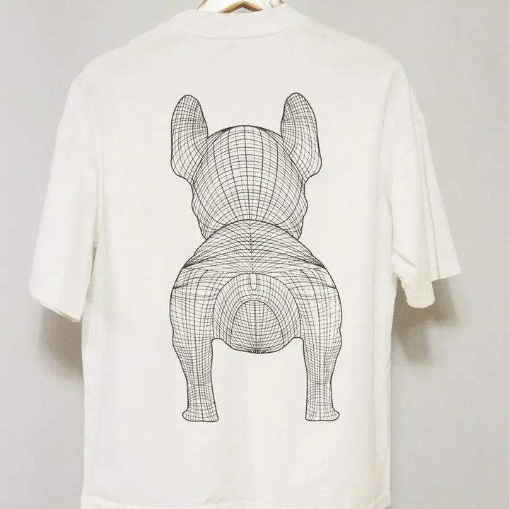 [BUNJANG] Life Work Big Logo White T-shirt / 라이프워크 빅로고 반팔 라운드 티셔츠 남성100