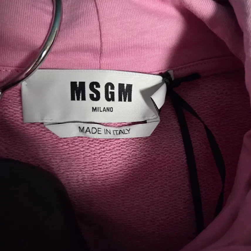 [BUNJANG] MSGM Oversized Hoodie Pink / MSGM 오버사이즈 후드티 핑크