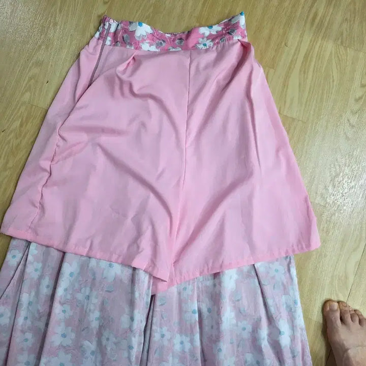 [BUNJANG] Wide Skirt Pants with Lining / 안감있는  고급스러운  색상이쁜와이드 치마바지  깨끗해요  30까지