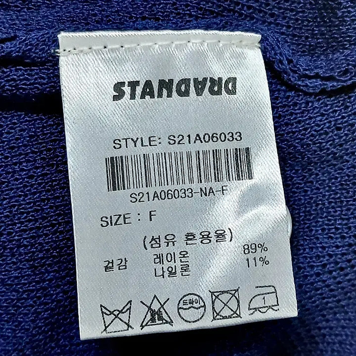 [BUNJANG] DSADNATS Navy Lace Short Sleeve Cardigan / DSADNATS 드라드낫츠 네이비 레이스 반팔가디건 85
