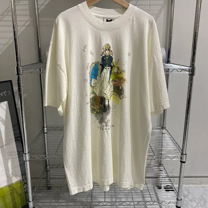 [BUNJANG] Violet Evergarden Bootleg Anime T-Shirt / 바이올렛에버가든 부틀렉 애니메이션 티셔츠
