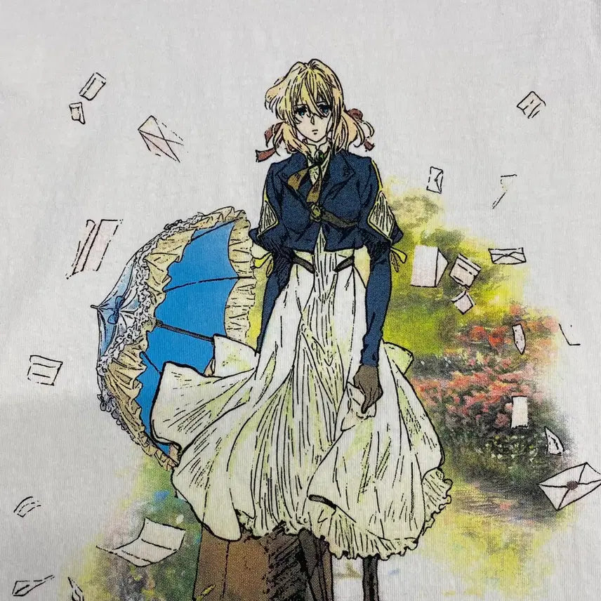 [BUNJANG] Violet Evergarden Bootleg Anime T-Shirt / 바이올렛에버가든 부틀렉 애니메이션 티셔츠