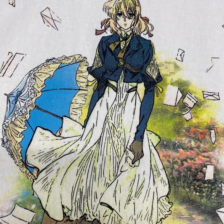 [BUNJANG] Violet Evergarden Bootleg Anime T-Shirt / 바이올렛에버가든 부틀렉 애니메이션 티셔츠