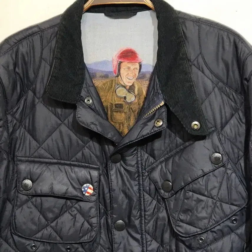 [BUNJANG] Barbour Steve McQueen Quilted Jacket Navy Men&