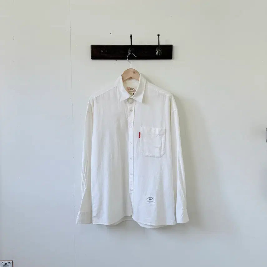 [BUNJANG] D-LAND Technical Apparel Shirt / D-LAND 테크니컬 어패럴 셔츠 화이트
