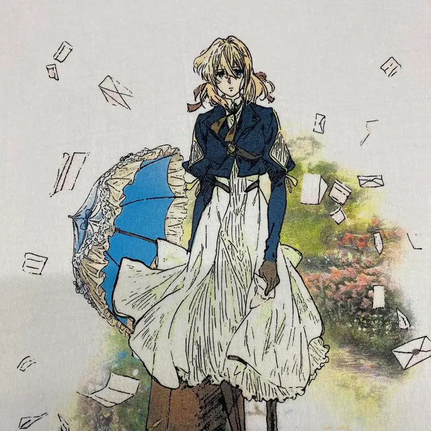 [BUNJANG] Violet Evergarden Bootleg Anime T-shirt / 바이올렛에버가든 부틀렉 애니메이션 티셔츠