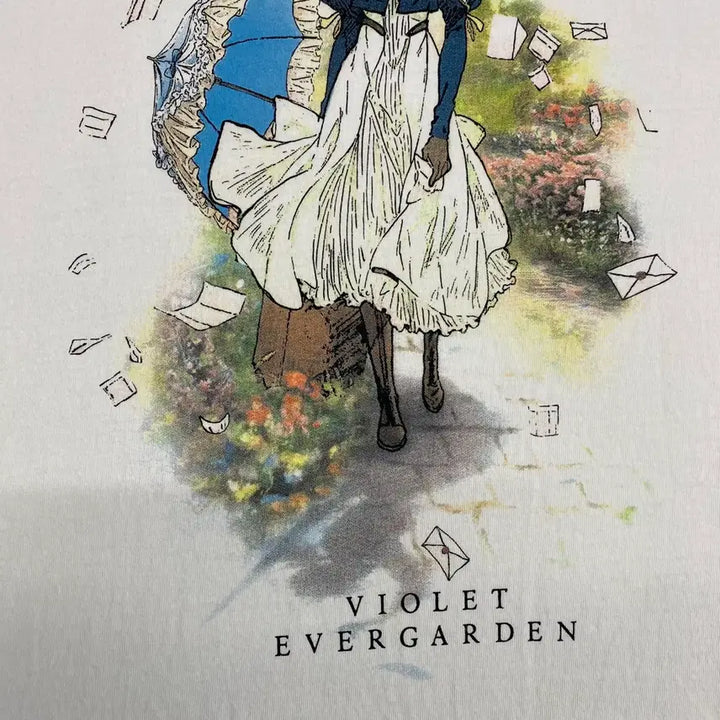 [BUNJANG] Violet Evergarden Bootleg Anime T-shirt / 바이올렛에버가든 부틀렉 애니메이션 티셔츠