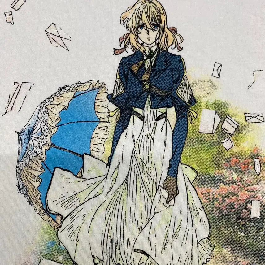 [BUNJANG] Violet Evergarden Bootleg Anime T-shirt / 바이올렛에버가든 부틀렉 애니메이션 티셔츠