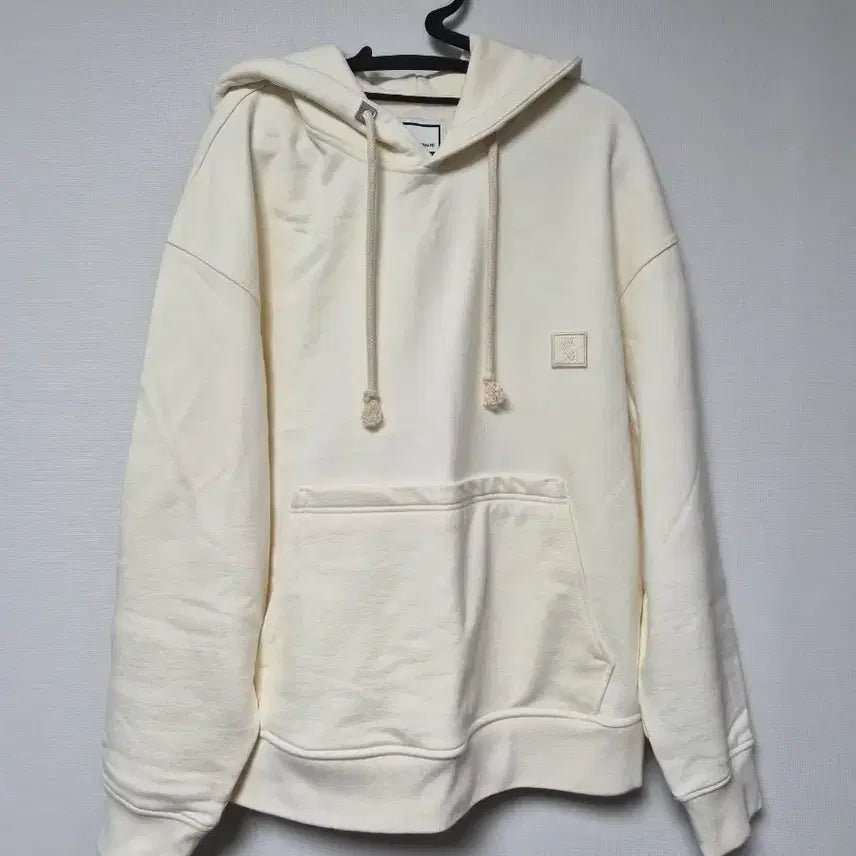 [BUNJANG] Wooyoungmi Flower Print Hoodie Ivory / 우영미 플라워 프린팅 후드티 아이보리