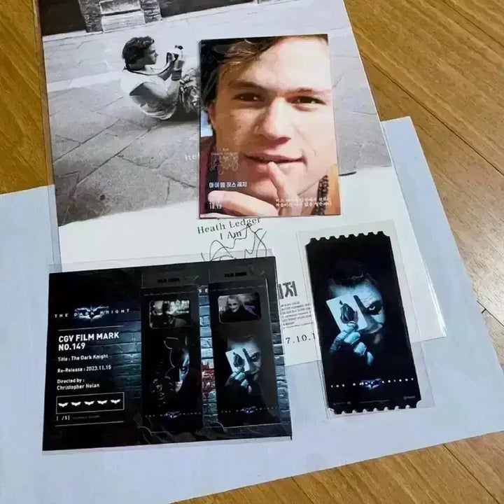 [BUNJANG] The Dark Knight Special Ticket Bundle and Posters / 다크나이트 스페셜티켓 씨네큐 아이앰히스레저 포스터 크리스토퍼놀란 영화
